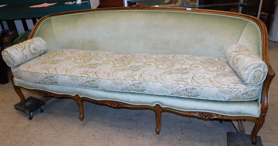 French Provincial Upholstered Sofa (1 of 5)