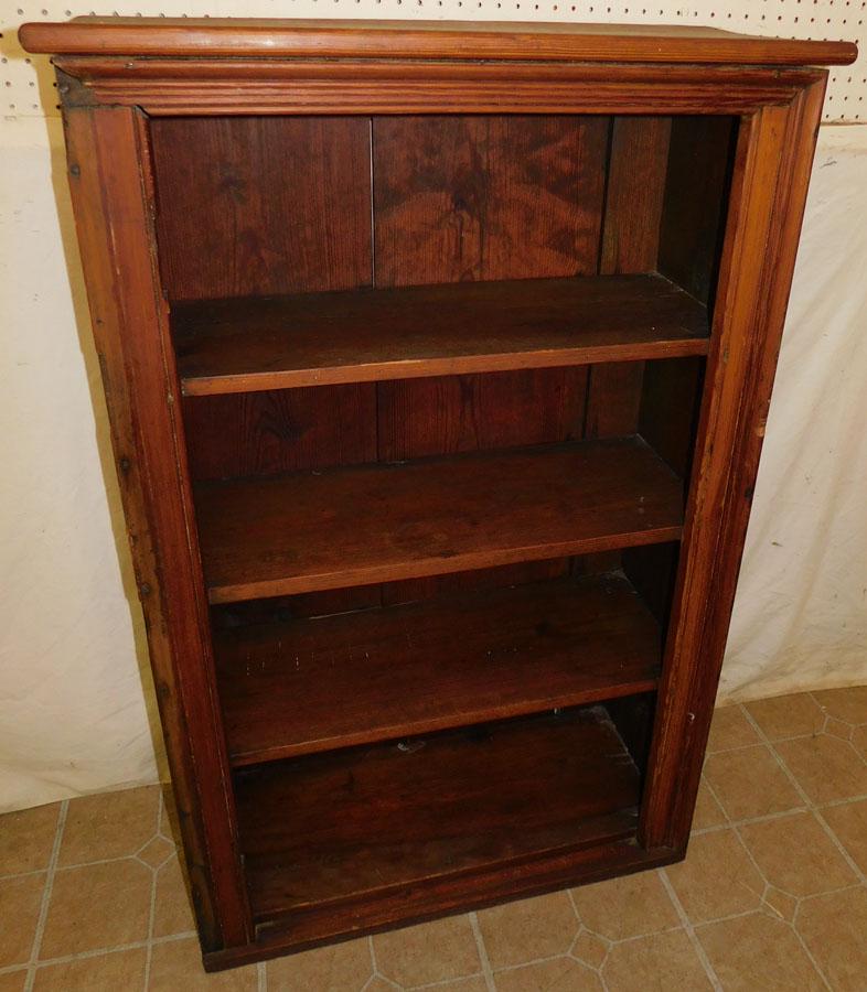 Antique Heart Pine Book Case (1 of 3)