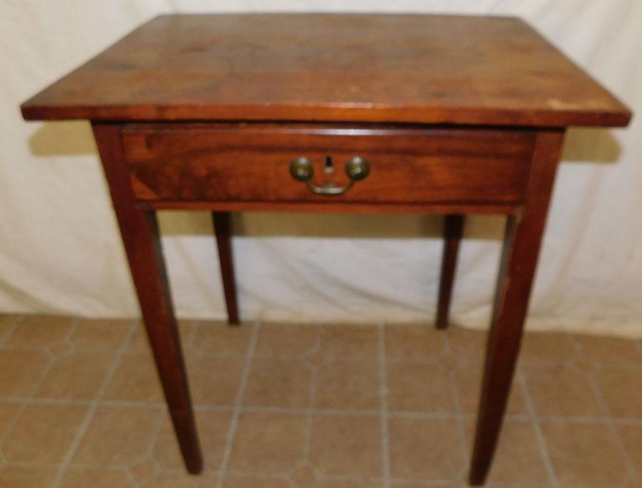 Antique Walnut One Drawer Work Table (1 of 3)