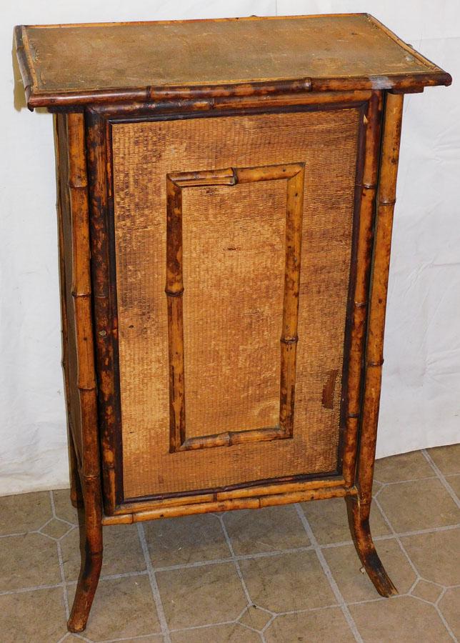 Antique Bamboo Cabinet (1 of 2)