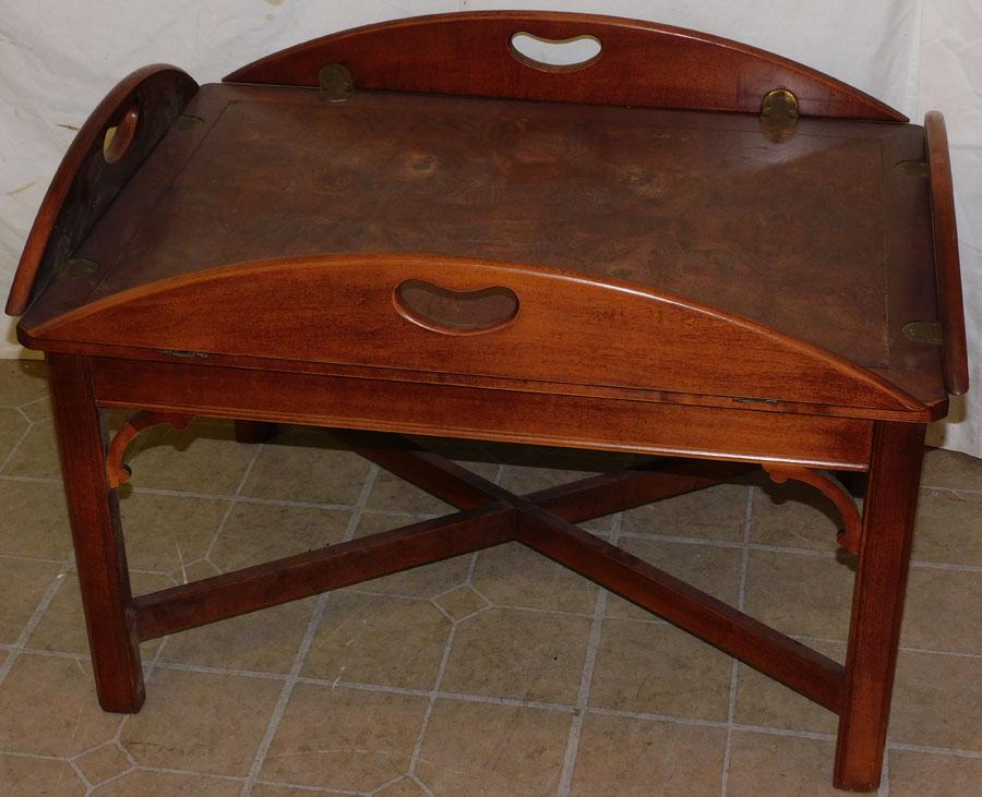 Cherry Butlers Tray Top Coffee Table By Heckman (1 of 4)