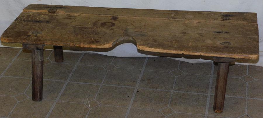 Antique Pine Tobacco Graders Bench (1 of 2)