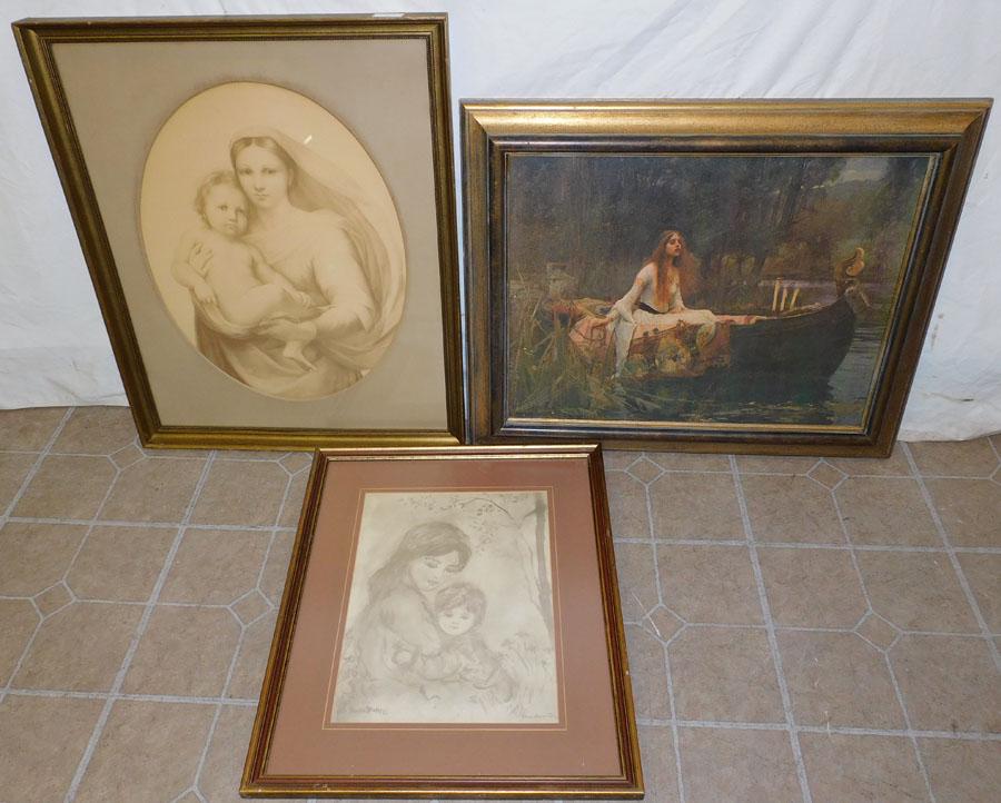 Lot 3 Framed Prints (1 of 5)