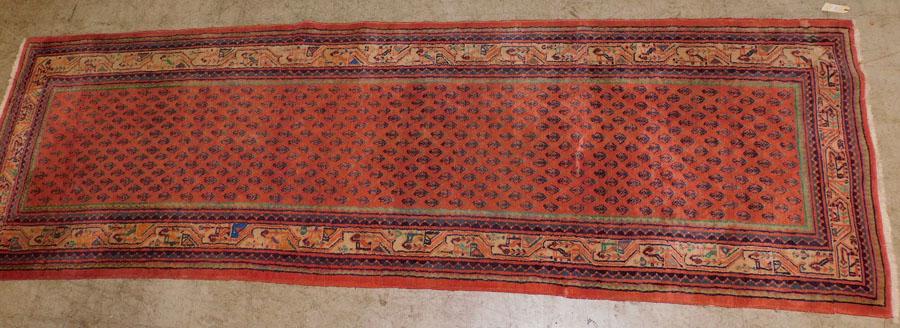 3' 10" X 12' 5" Handmade Oriental Runner (1 of 4)