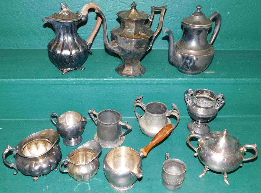 13 Piece Silverplate Lot (1 of 1)
