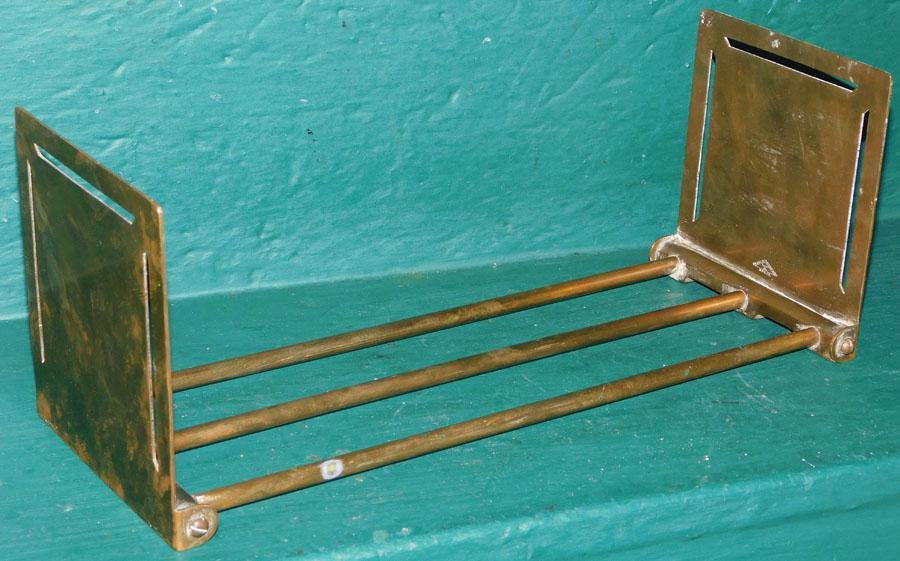 Signed Bradley & Hubbard Brass Adjust. Book Stand (1 of 3)