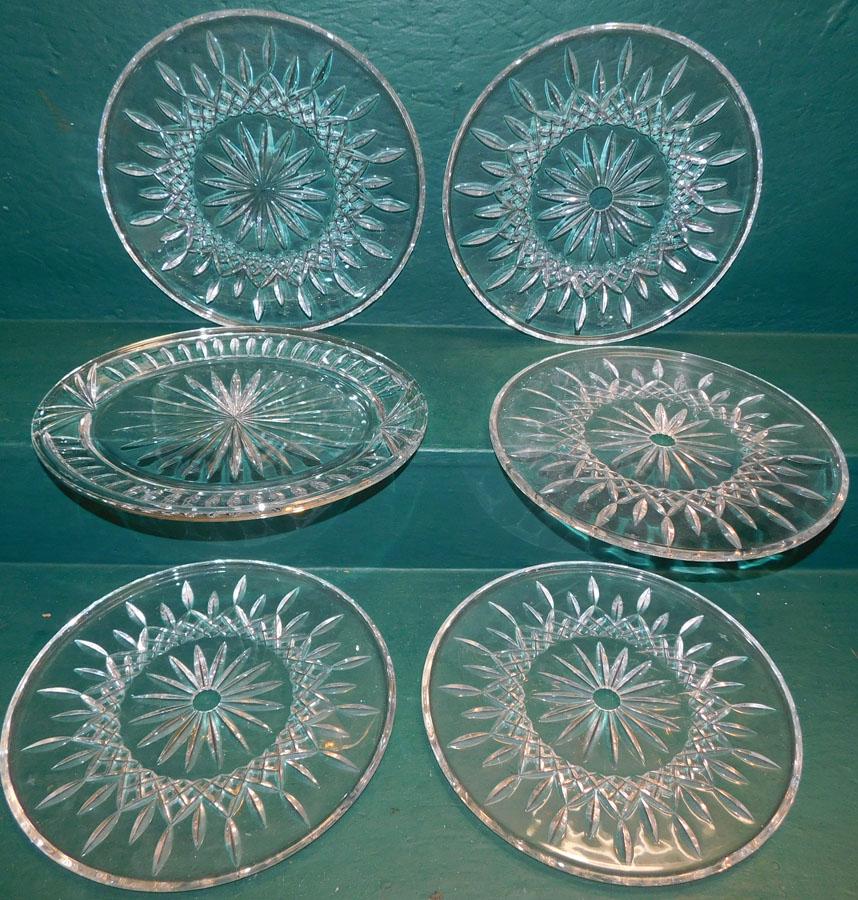 6 Signed Waterford Crystal Trays (1 of 5)