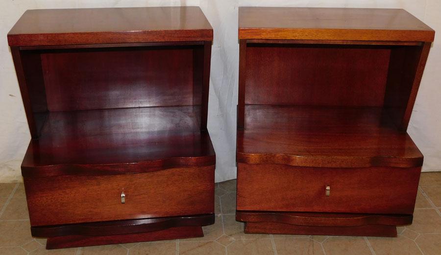 Pr MCM Mahogany Night Stands by Kent Coffey Regal (1 of 5)