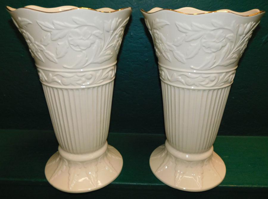 Pair of Large Lenox Porcelain Vases (1 of 5)