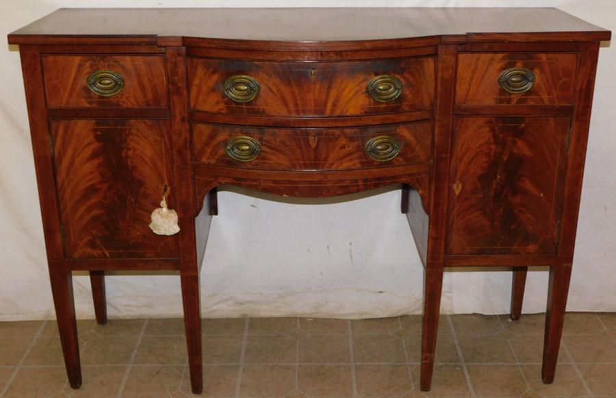 19th C Connecticut Mahogany Inlaid Brandy Board (1 of 10)