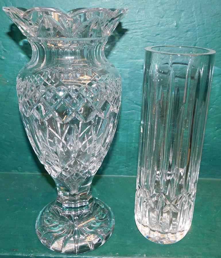 2 Signed Waterford Crystal Vases (1 of 2)