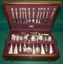 79 Pcs Sterling Flatware, (Old Marlin) (93.4 T.O)
