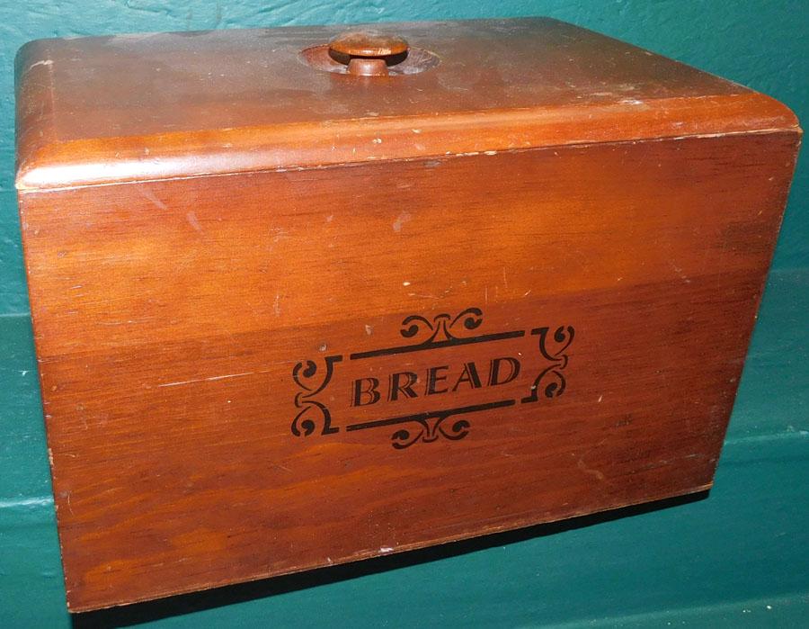 Pine Bread Box: Pine Bread Box. 15" W 9 3/4" D 9 1/2" H