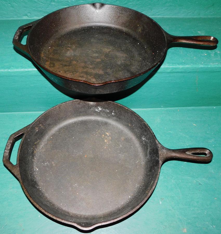 Two Cast Iron Lodge Skillets (1 of 3)