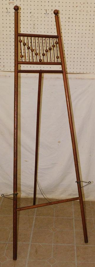 Victorian Stick And Ball Oak Easel (1 of 3)