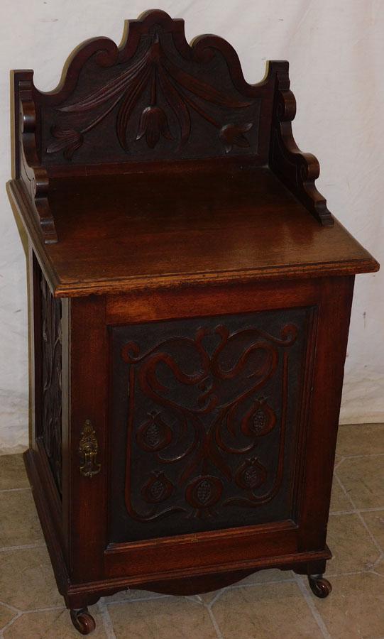 Victorian Walnut Carved Cabinet (1 of 6)