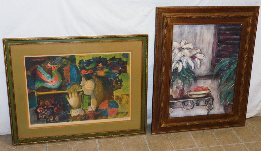 2 Vintage Framed Prints (1 of 4)
