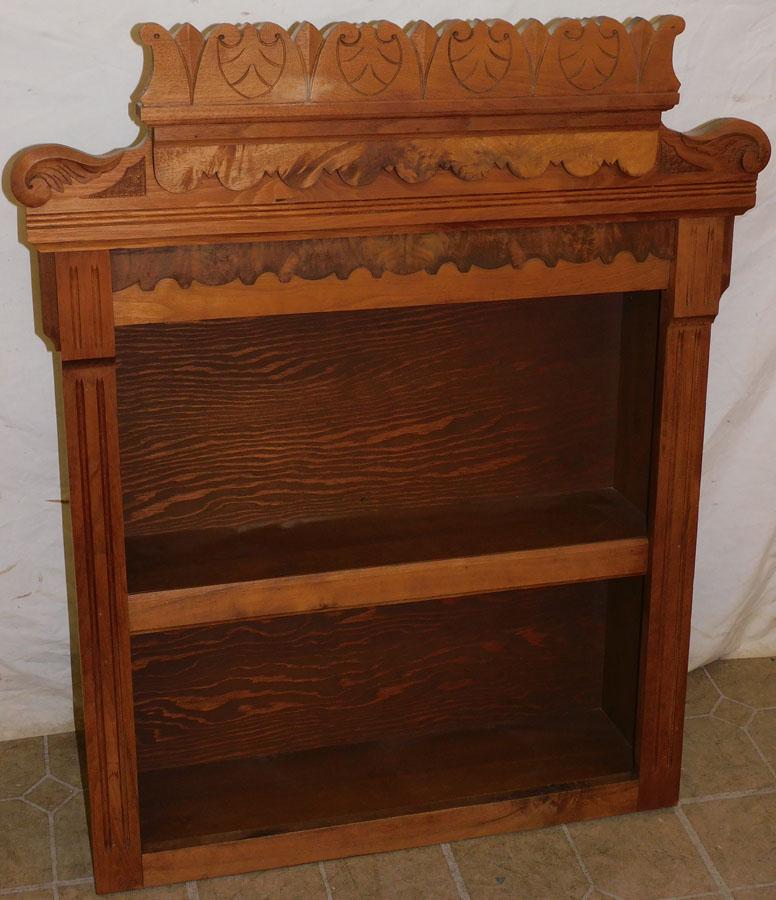 Victorian Walnut Hanging Shelf (1 of 3)