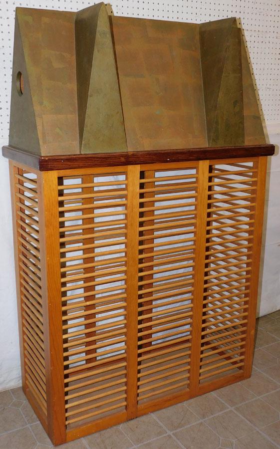 2 Pc Pine Lattice Work Bird Cage (1 of 6)