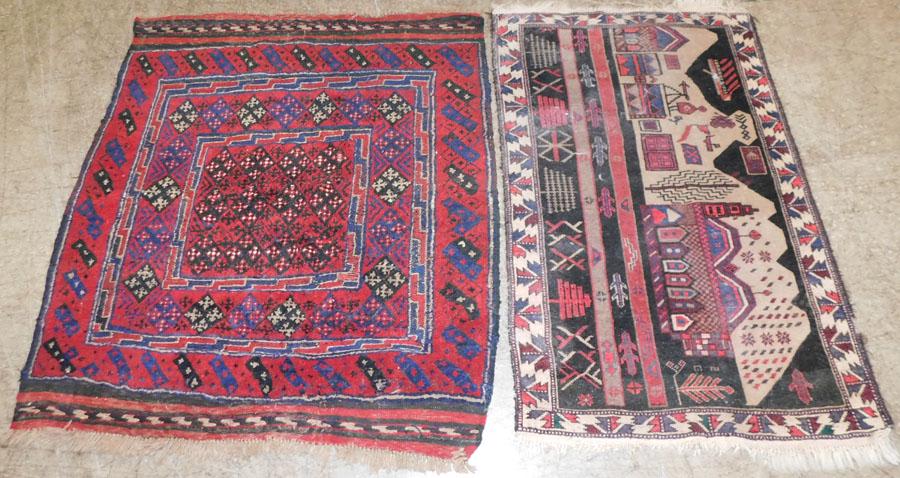 Two Hand Made Wool Rugs (1 of 5)