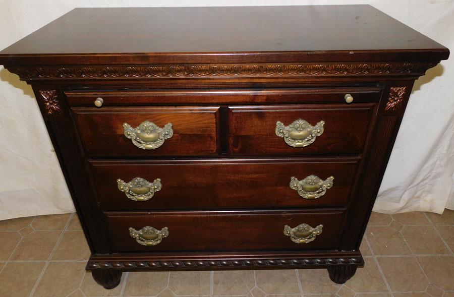 Two Cherry Butler Chests W/ Slides By Kincaid: Two Cherry Butler Chests W/ Slides By Kincaid. 36" W 18" D 32" H