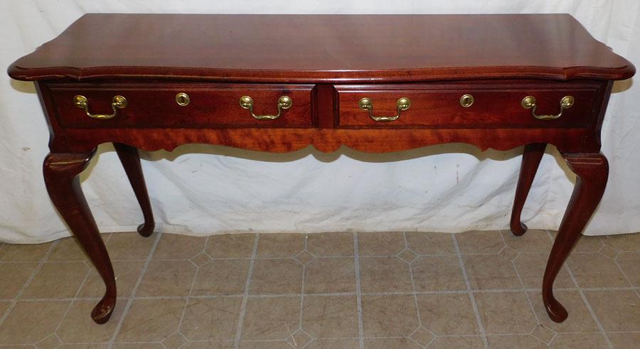 Cherry Queen Ann 2 Drawer Sofa Table By PA House (1 of 4)