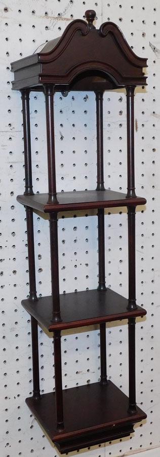 Mahogany Hanging Wall Shelf (1 of 3)