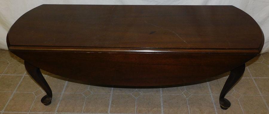 Mahogany Queen Anne Drop Leaf Coffee Table By Drexel (1 of 4)