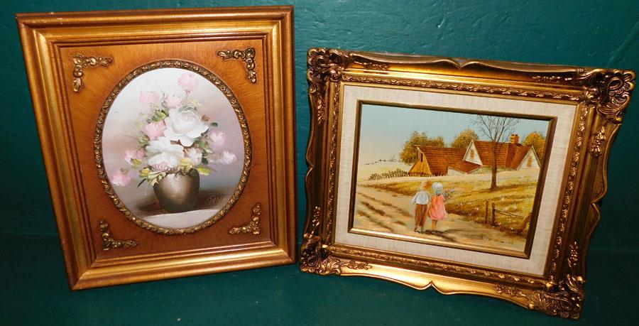 OOC Still Life & Farm Scene - Signed (1 of 6)