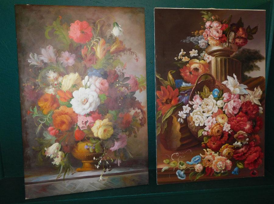 Two Unframed OOC Still Life (One Signed) (1 of 5)