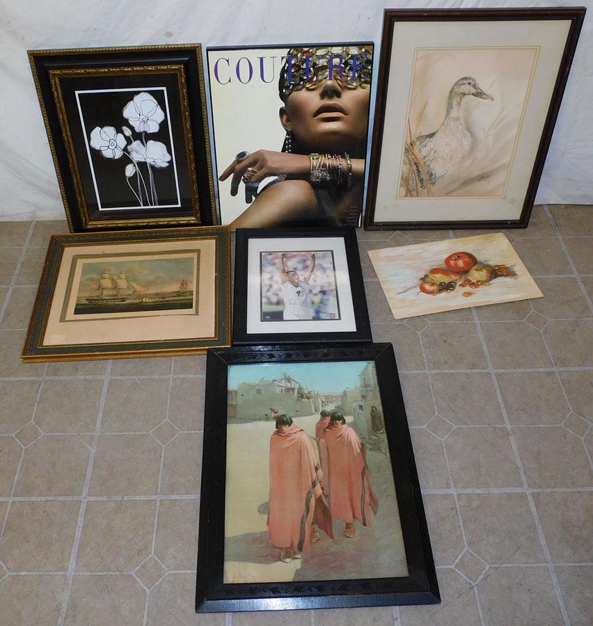 Lot 7 Framed Prints (1 of 8)