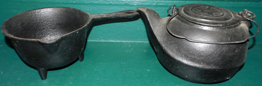 Cast Iron Pot & Kettle: Cast Iron Pot & Kettle.