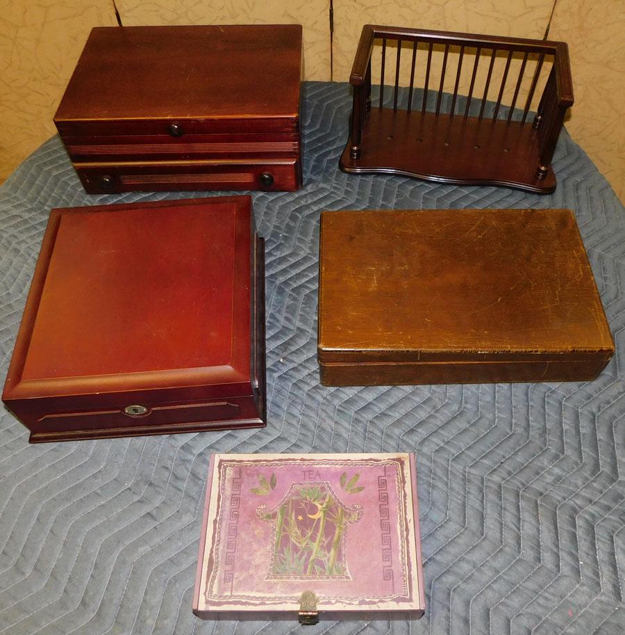 Lot Flatware Boxes - Woodenware (1 of 3)