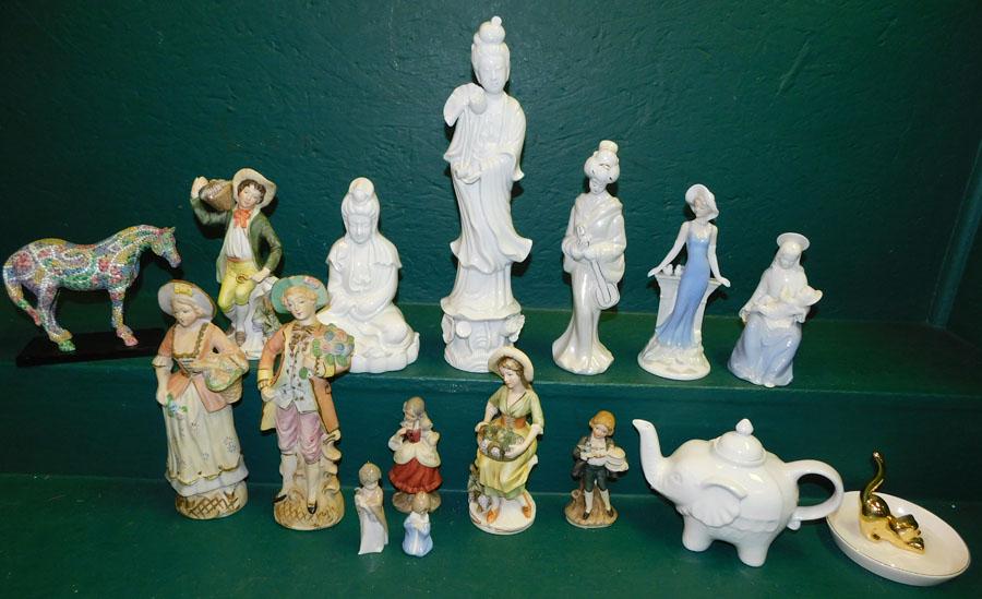 Lot Porcelain & Bisque Figurines (1 of 4)