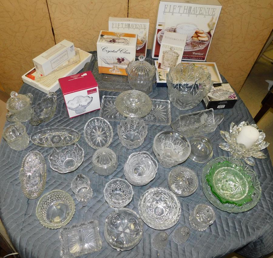 Lot Leaded Crystal Glassware (1 of 7)