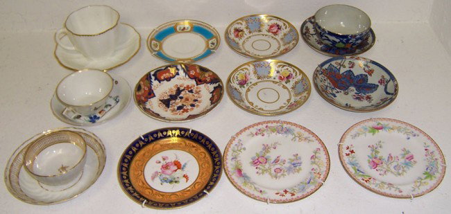 Collection of English porcelain.: Collection of English porcelain. Includes Minton, Derby, etc.