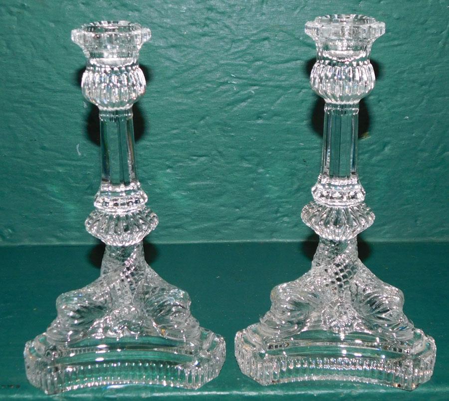 Pair Tiffany & Co. Dolphin Base Candlesticks (1 of 4)