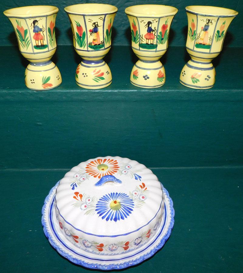 Lot Of Quimper Pottery (1 of 8)