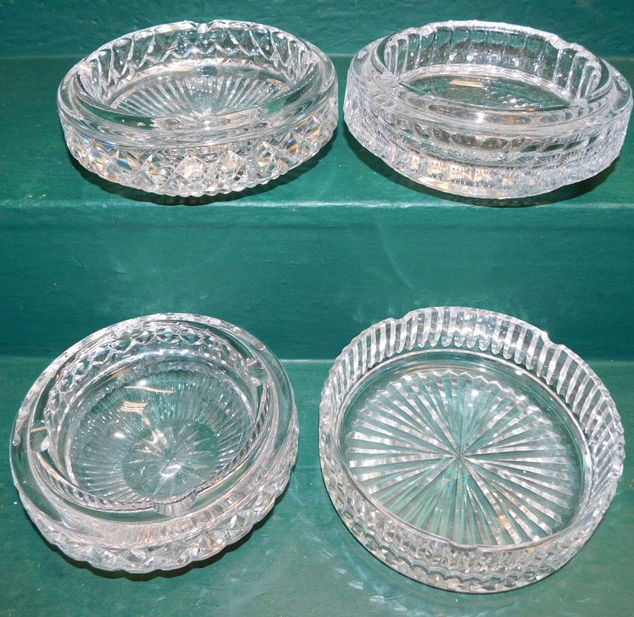 Four Waterford Crystal Ash Tray / Bowls (1 of 3)