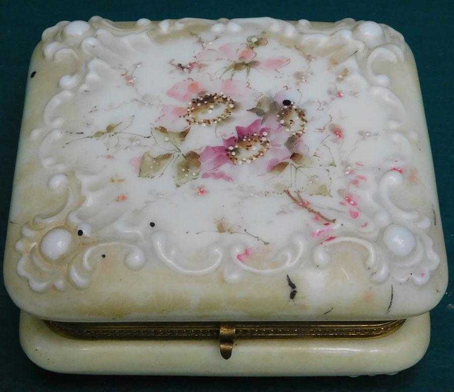 Wavecrest Enameled Box & Bristol Glass Enameled Box (1 of 5)