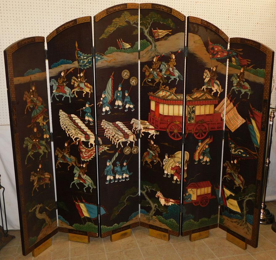 Oriental 6 Panel Room Divider (1 of 13)