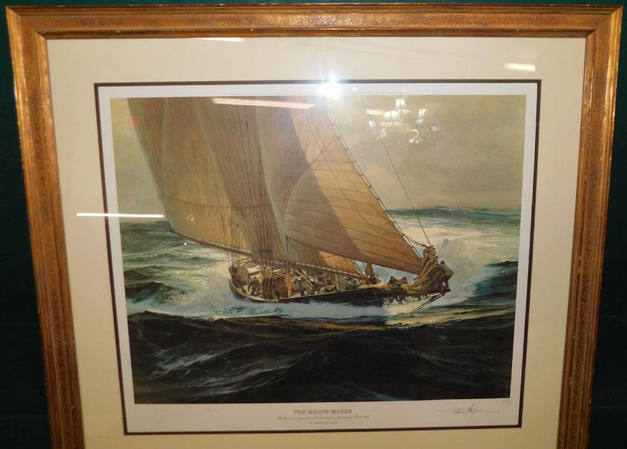 Framed Ships Print - Signed & Numbered (1 of 5)