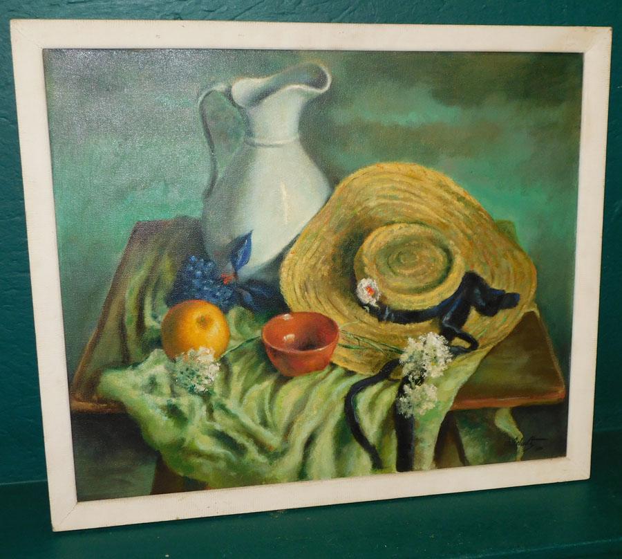 OOC Still Life Signed by William Schultz, (NY Exhibition Artist) (1 of 5)