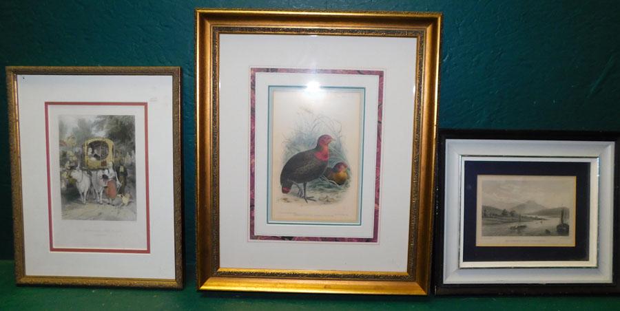 Three Framed Engravings (1 of 6)