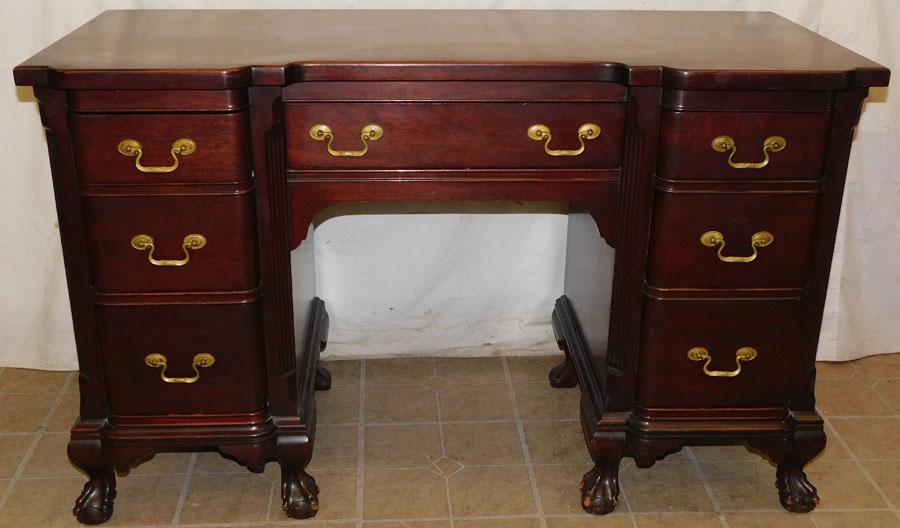 Solid Mahogany Dressing Vanity with Ball & Claw Feet (1 of 5)