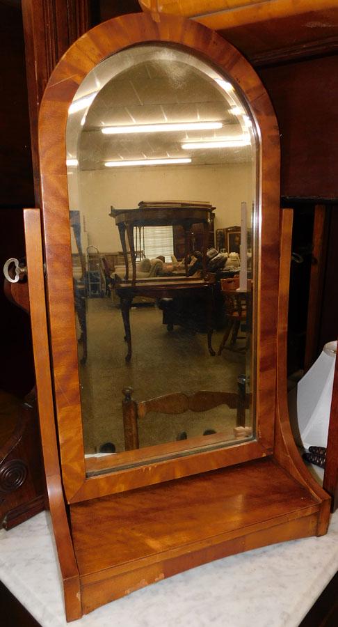 Antique Cherry Shaving Mirror (1 of 2)
