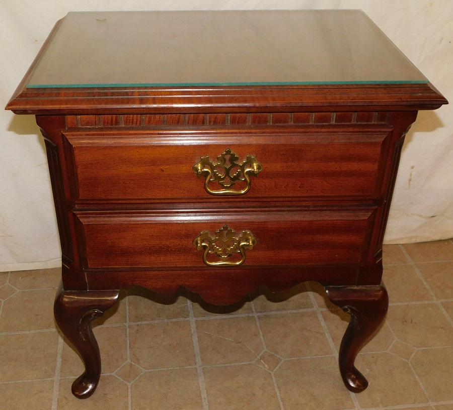 Cherry Queen Anne Night Stand By Sumter (1 of 3)