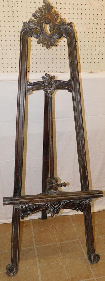 Mahogany Carved Easel (1 of 5)