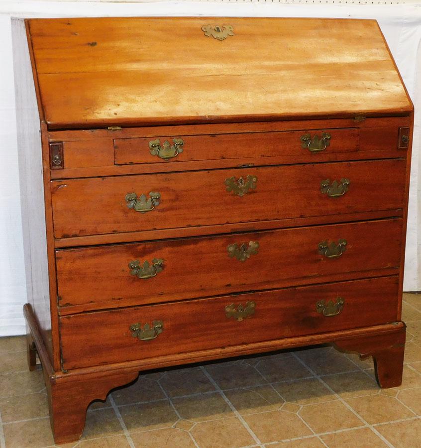 19th C American Mahogany Slant Front Desk (1 of 6)
