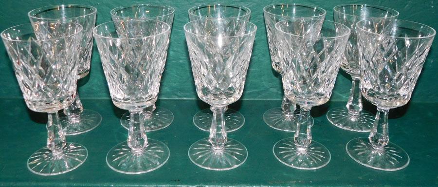 Lot 10 Waterford Crystal Stemware (1 of 3)